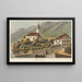 Brienz - Jakob Samuel Weibel — cuadro enmarcado en la pared