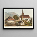Frutigen - Jakob Samuel Weibel — cuadro enmarcado en la pared