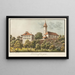 Hilterfingen - Jakob Samuel Weibel — cuadro enmarcado en la pared