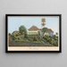 Village - Jakob Samuel Weibel — cuadro enmarcado en la pared