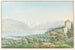 La torre de Strättligen en el lago de Thun - Jakob Samuel Weibel — vista de la obra