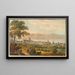 Lausana, ciudad capital del cantón de Vaud - Jakob Samuel Weibel — cuadro enmarcado en la pared