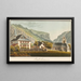 Lauterbrunnen Painting - Jakob Samuel Weibel — framed artwork on a wall