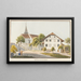 Mühleberg - Jakob Samuel Weibel — cuadro enmarcado en la pared