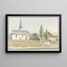 Rüderswil - Jakob Samuel Weibel — cuadro enmarcado en la pared