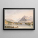 View of the surroundings of Thun - Jakob Samuel Weibel — framed artwork on a wall