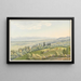 View from the Pavilion of the Mont Field - Jakob Samuel Weibel — framed artwork on a wall