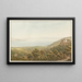 Vista de los alrededores de Vevey desde Blonay - Jakob Samuel Weibel — cuadro enmarcado en la pared