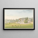 Vista de la nueva cabaña de Vernand - Jakob Samuel Weibel — cuadro enmarcado en la pared
