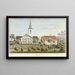 Worb Painting - Jakob Samuel Weibel — framed artwork on a wall