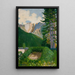 Paisaje con la tumba de Maksymilian Gierymski - Jakub Juszczyk — cuadro enmarcado en la pared