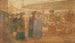 Escena de la plaza del mercado - Jalmari Ruokokoski — vista de la obra