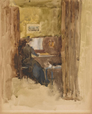 James Abbott McNeill Whistler - Bravura in Brown.webp