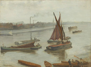 James Abbott McNeill Whistler - Grey and Silver Old Battersea Reach.webp