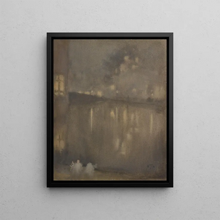 James Abbott McNeill Whistler - Nocturne Grey and GoldCanal Holland.webp
