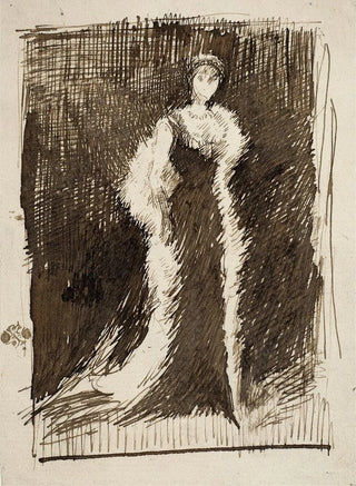 James Abbott McNeill Whistler - Sketch after Arrangement in Black Lady Meux.webp