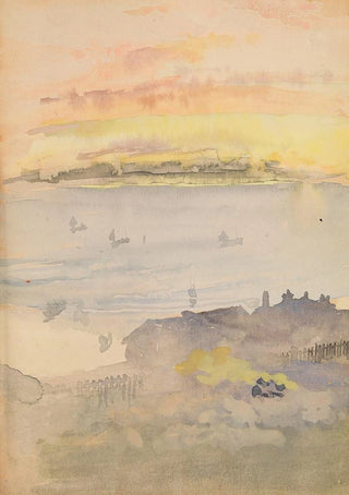 James Abbott McNeill Whistler - Sunrise Gold and Grey.webp