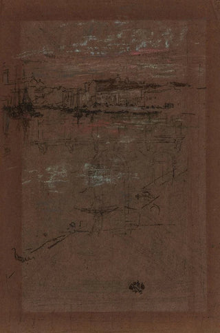 James Abbott McNeill Whistler - Sunset in Red and Brown.webp