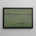 Nocturne of the Thames - James Abbott McNeill Whistler — framed artwork on a wall
