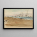 L'embouchure de la rivière - James Abbott McNeill Whistler — cuadro enmarcado en la pared