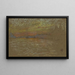 La Riva, atardecer rojo y dorado - James Abbott McNeill Whistler — cuadro enmarcado en la pared