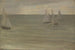 Trouville, gray and green, the silver sea - James Abbott McNeill Whistler — artwork view