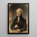 Autorretrato - James Barton Longacre — cuadro enmarcado en la pared