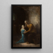 L'Éducation de la Vierge - James Bertrand — cuadro enmarcado en la pared
