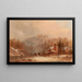 Un après-midi d'hiver - James Brade Sword — cuadro enmarcado en la pared