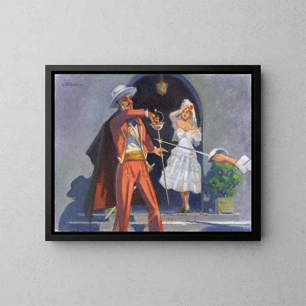 Cavalier - James C. Kulhanek — cuadro enmarcado en la pared