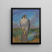Halcón peregrino - James C. Kulhanek — cuadro enmarcado en la pared