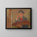 Autoportrait Painting - James C. Kulhanek — framed artwork on a wall