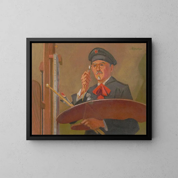 Autorretrato - James C. Kulhanek — cuadro enmarcado en la pared