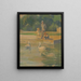 Parc Brookside del lago Water Fowl - James C. Kulhanek — cuadro enmarcado en la pared