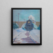 Express de invierno - James C. Kulhanek — cuadro enmarcado en la pared