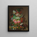 Floral Still Life Painting - James C. Sharp — framed artwork on a wall