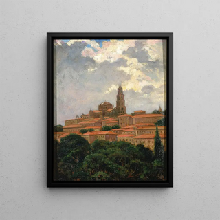 James Carroll Beckwith - Cathedral at le Puy.webp