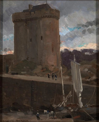 James Carroll Beckwith - La Tour de Solidor at St Severin Normandy.webp