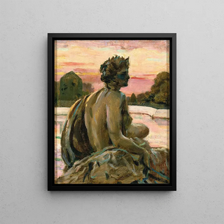 James Carroll Beckwith - One of the Figures at the Parterre dEau.webp