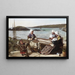 Mujeres de pescadores bretones - James Clarke Hook — cuadro enmarcado en la pared