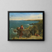 Los recolectores de setas - James Clarke Hook — cuadro enmarcado en la pared