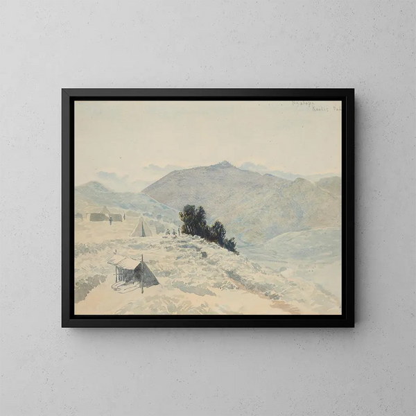 Ngatapa Te Kooti Pa - James Crowe Richmond — cuadro enmarcado en la pared