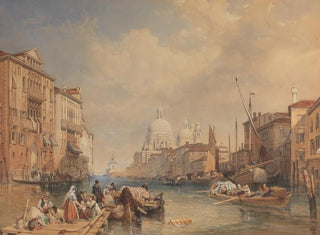 James Duffield Harding - The Grand Canal Venice.webp