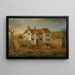 John Sidey y sus perros en una granja cerca de Hadleigh, Suffolk - James Dunthorne — cuadro enmarcado en la pared
