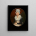 Retrato de la Sra. Robert Kermit - James Earl — cuadro enmarcado en la pared