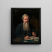 Portrait of Elliot Coues - James Edward Barclay — framed artwork on a wall