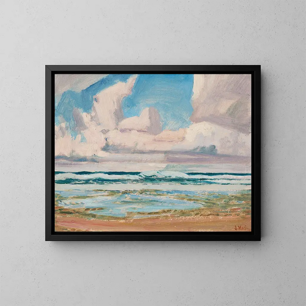 Winter in Barbados - James Edward Hervey MacDonald — framed artwork on a wall