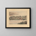 El puente de madera en Ostende - James Ensor — cuadro enmarcado en la pared