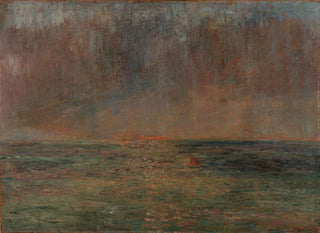Gran paisaje marino al atardecer - James Ensor — vista de la obra