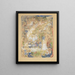El jardín del amor - James Ensor — cuadro enmarcado en la pared